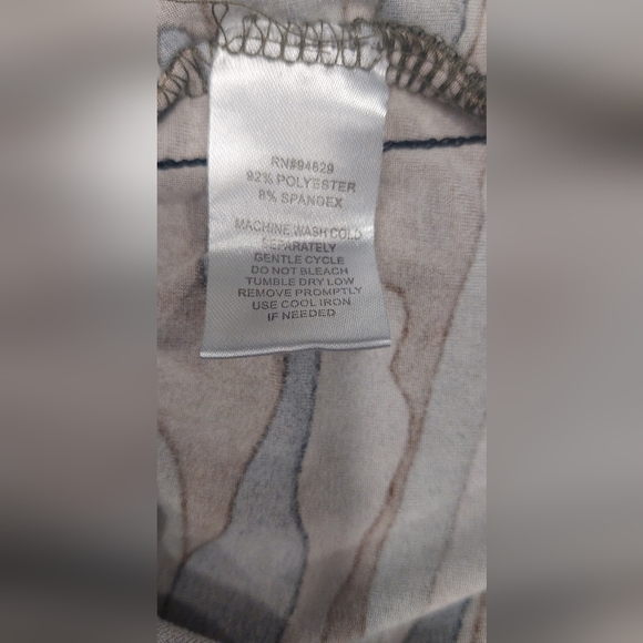 Derek Heart Camouflage Mini Dress with Criss-Cross Detail - Picture 9 of 9